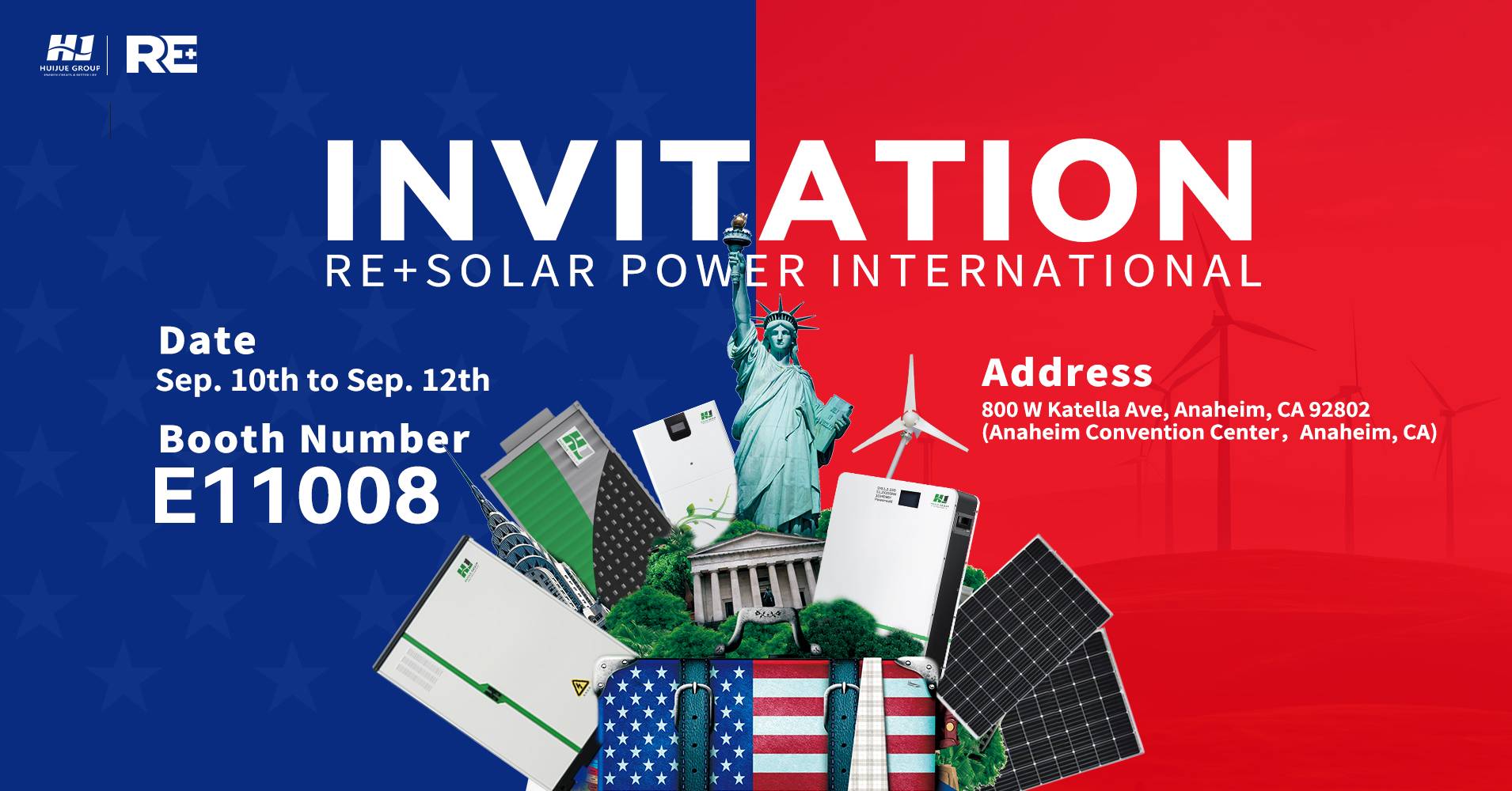 汇珏科技集团参加2024年RE+ Solar Power International展会