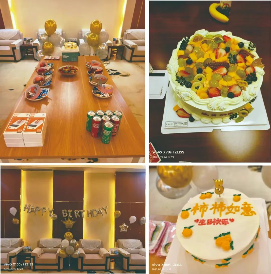 汇珏科技集团5月员工集体生日会